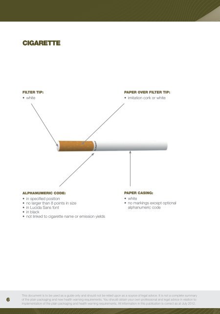 Tobacco plain packaging - your guide (High resolution) - yourHealth