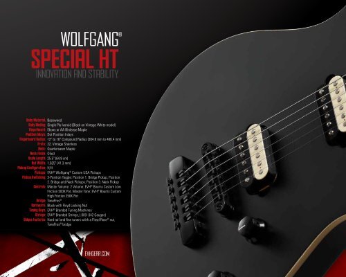 EVH Gear Catalog