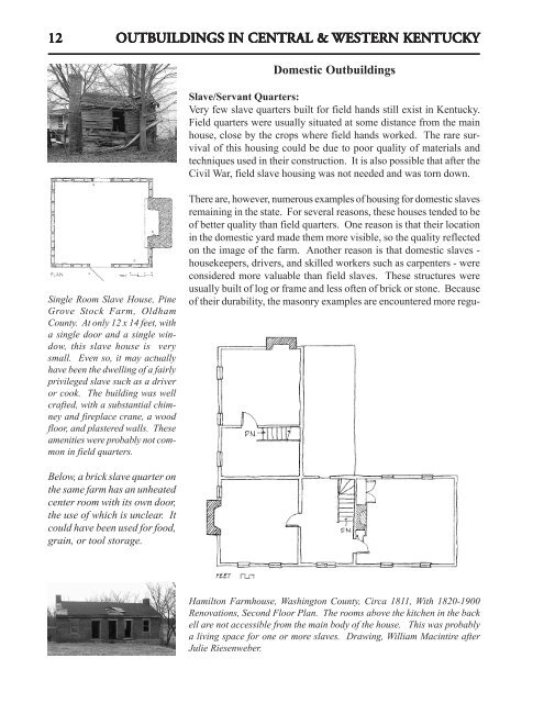 Agricultural and Domestic Outbuildings in Central and Western