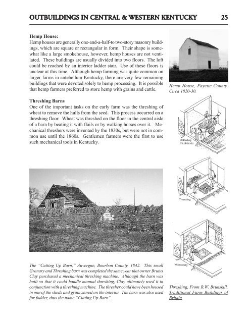 Agricultural and Domestic Outbuildings in Central and Western