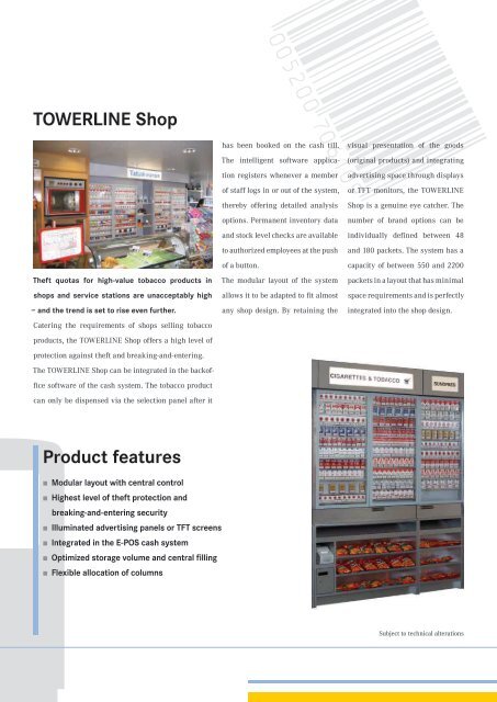 HARTING TOWERLINE Shop