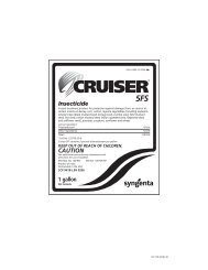 Cruiser - Syngenta Crop Protection