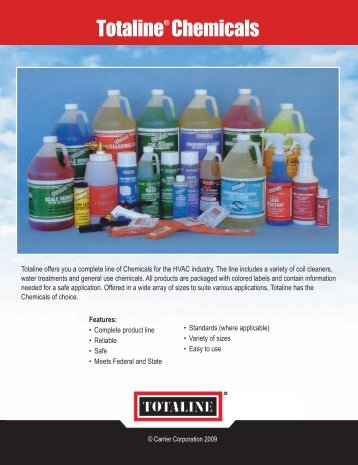 Totaline® Chemicals - Guest Home Page - Carrier