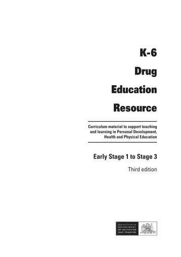 K-6 Drug education resource (2001) - Public Schools NSW