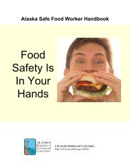 Food Worker Card Handbook - State of Alaska