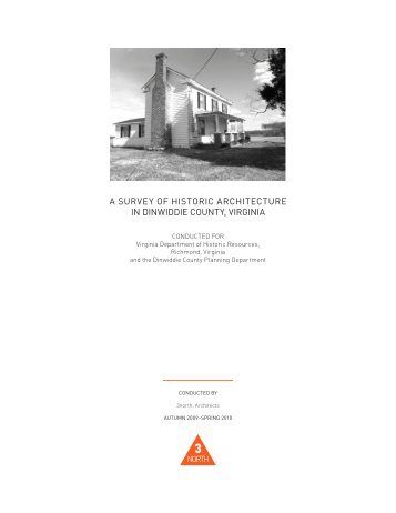 a survey of historic architecture in dinwiddie county, virginia