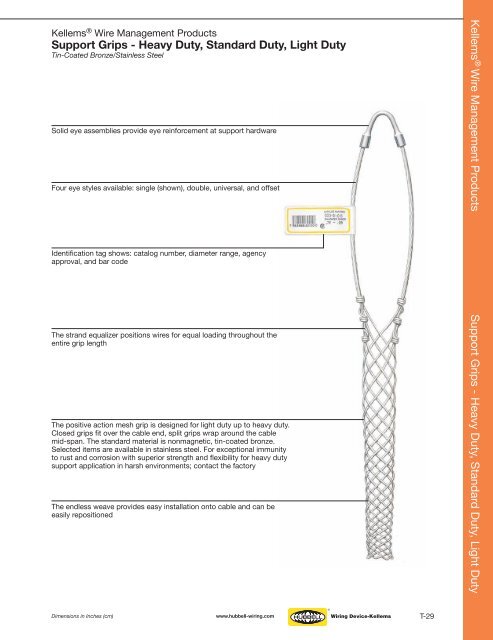 Kellems® Wire Management Products