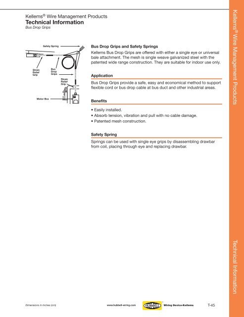 Kellems® Wire Management Products