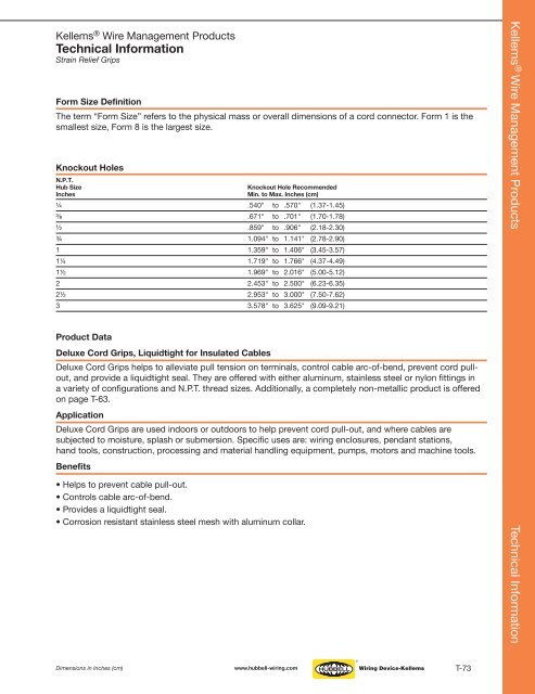 Kellems® Wire Management Products