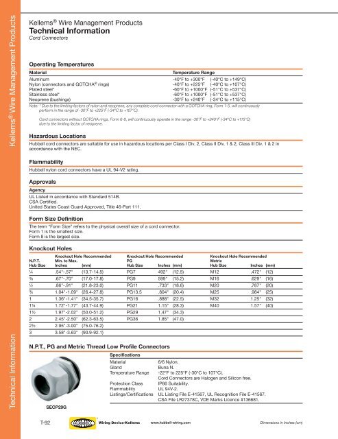 Kellems® Wire Management Products