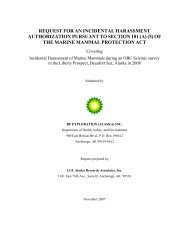 BP Liberty Seismic Survey IHA Request - National Marine Fisheries ...