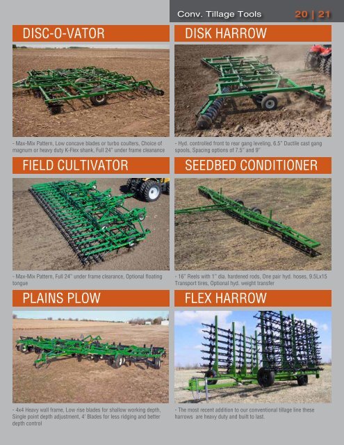 TILLAGE SYSTEMS - Great Plains