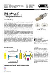 JUMO tecLine Lf-4P Konduktive 4-Elektroden Leitfähigkeitsmesszellen