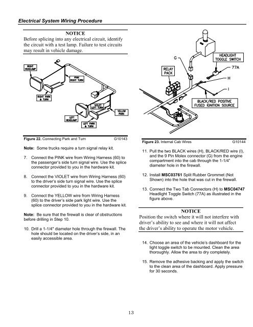 RT3 STRAIGHT BLADE INSTALLATION MANUAL - Boss Products