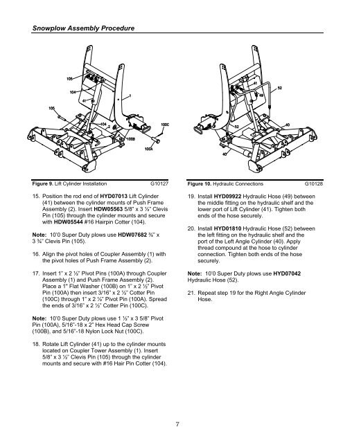 RT3 STRAIGHT BLADE INSTALLATION MANUAL - Boss Products