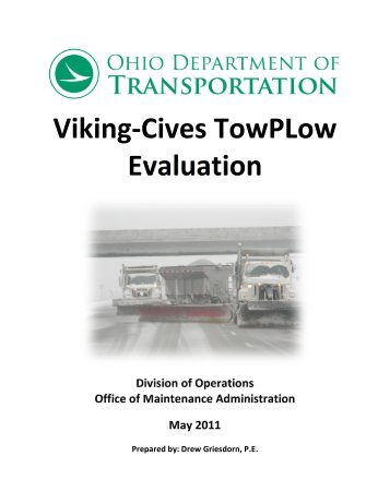 Viking-Cives TowPLow Evaluation - Ohio Department of ...