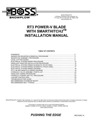 RT3 Power-V Blade w/SmartHitch2 Installation - Boss Products