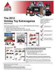 The 2012 Holiday Toy Extravaganza - OneAGCO Document Center