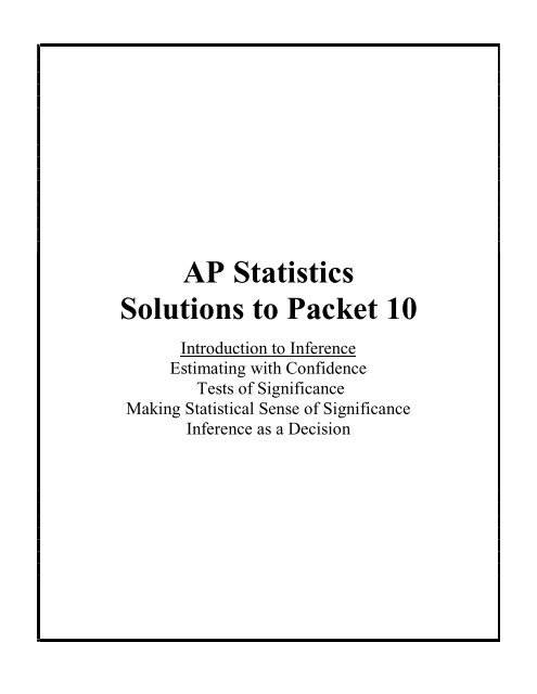 soln 10.pdf - Lakeridge High School