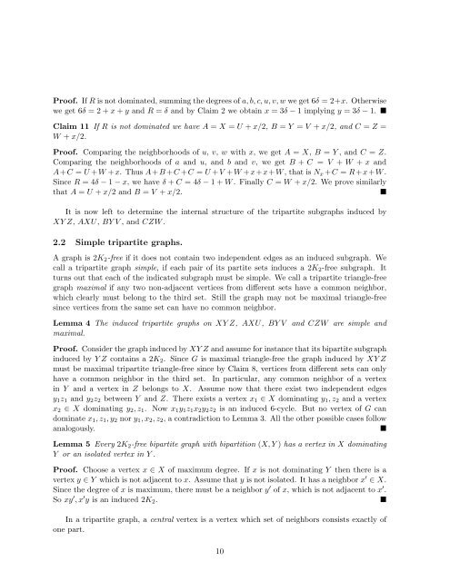 Dense triangle-free graphs are four-colorable: A solution to ... - Lirmm