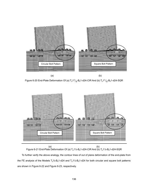 ON THE EFFECTS OF CIRCULAR BOLT PATTERNS ON THE ...