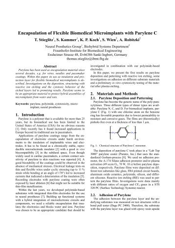 Encapsulation of Flexible Biomedical Microimplants with ... - IFESS