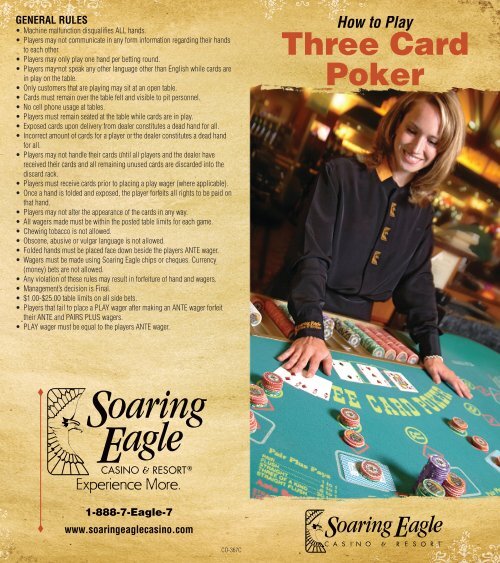 Three Card Poker - Soaring Eagle Casino &amp; Resort