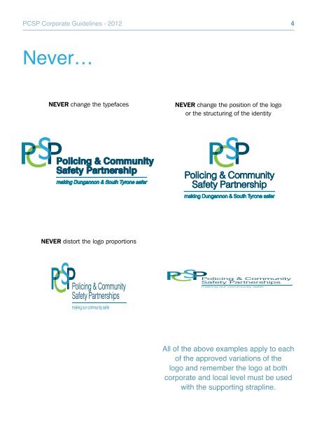 Guidelines for the use of the PCSP logo - Department of Justice