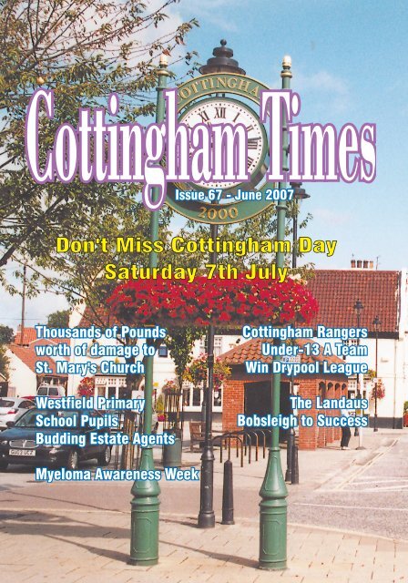 Download Here... - The Cottingham Times