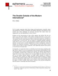 The Double Outside of the Modern International - Ephemera
