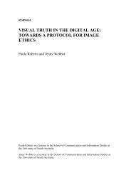 VISUAL TRUTH IN THE DIGITAL AGE: TOWARDS A ... - DoCIS