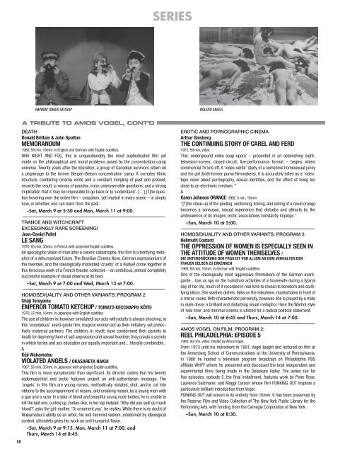 quarterly pdf - Anthology Film Archives