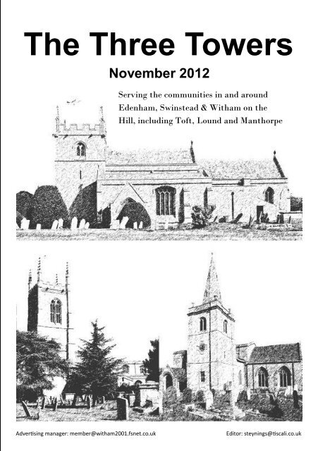 The Three Towers November 2012 Edition