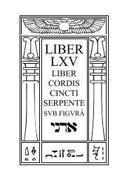 Liber LXV: Liber Cordis Cincti Serpente sub figura ADNI