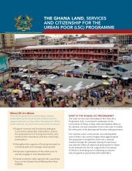 the ghana land, services and citizenship for the urban poor