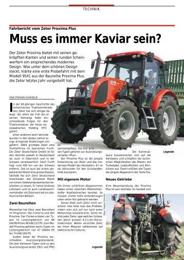 Muss es immer Kaviar sein? - Land- und Baumaschinen-Service ...