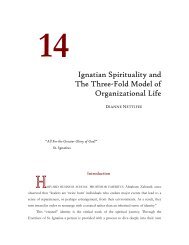 Ignatian Spirituality and The Three-Fold Model of - University of St ...