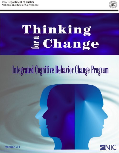 “Thinking for a Change” Curriculum 3.1 - Trainer Counselor for T4C