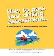 How To Pass Your driving Assessment - Department of Transport