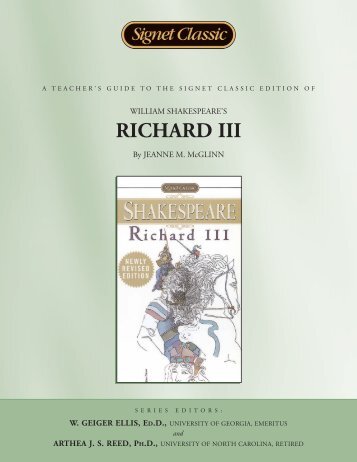 A Teacher's Guide to Richard III - Penguin Group