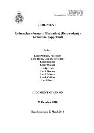 JUDGMENT Radmacher - The Supreme Court