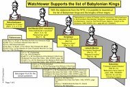 Watchtower Supports the list of Babylonian Kings - jwstudies