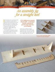 An assembly jig for a straight keel - Model Space