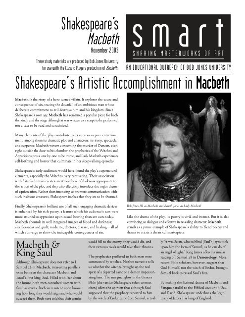 Macbeth - Bob Jones University