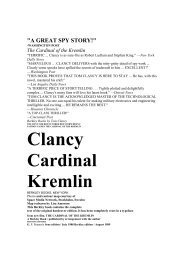 The Cardinal Of The Kremlin - Skynet