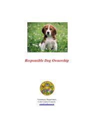 Responsible Dog Ownership - updated - Cork County Council