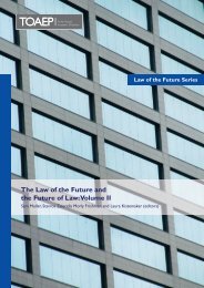 The Law of the Future and the Future of Law: Volume II - FICHL