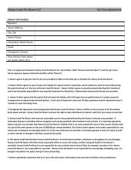 Pet Care Agreement Template | Classles Democracy