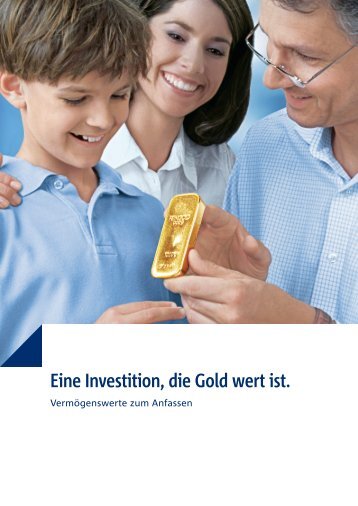 Eine Investition, die Gold wert ist. - Sparkasse Bayreuth