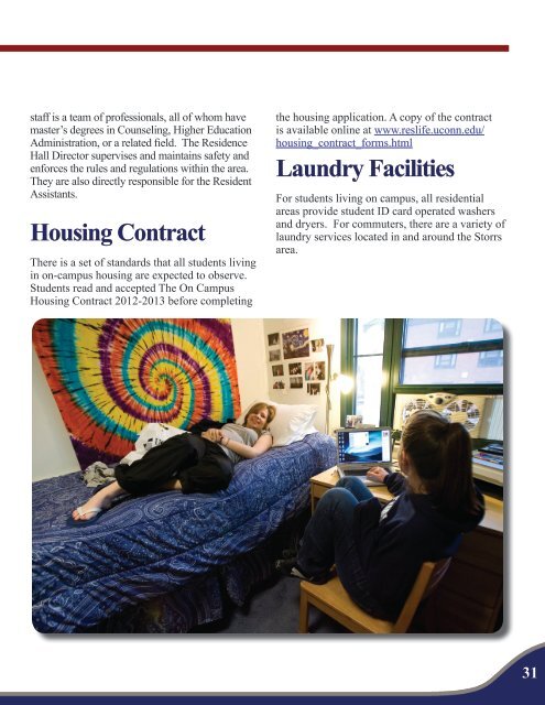 Parent Handbook - Parents Association - University of Connecticut